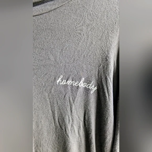 Magnolia Women's Gray Lightweight Homebody Pullover Hoodie - Picture 2 of 4